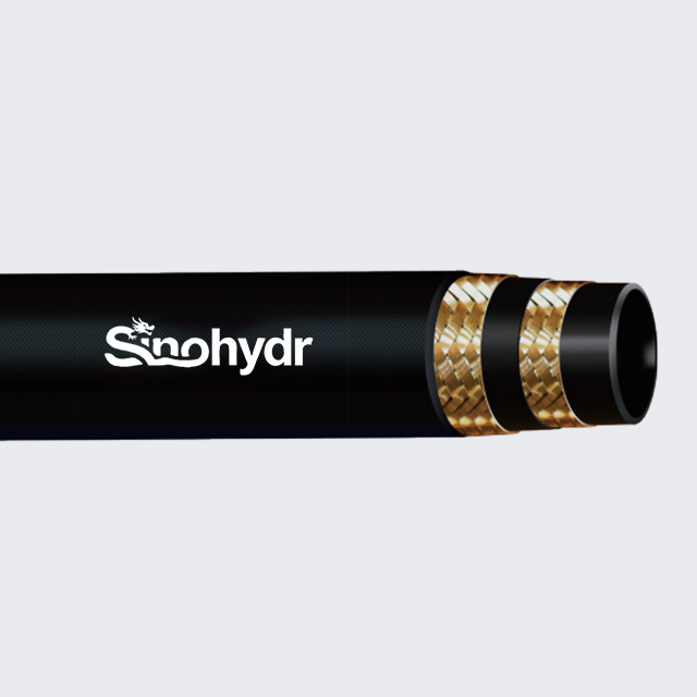 Compact Double Layer Wire Braided Hydraulic Hose